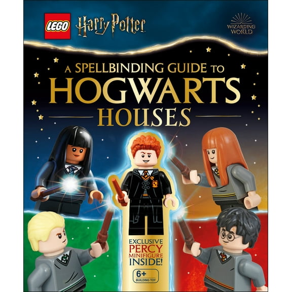 Lego Harry Potter Lego Harry Potter a Spellbinding Guide to Hogwarts Houses: With Exclusive Percy Weasley Minifigure, (Paperback)