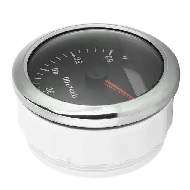 Meter, High Accuracy Tachometer For Engineering Machinery For RVs For Boats White,Black