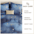 thumbnail image 5 of CGK Linens Kids Duvet Cover Set with Matching Pillowcases - Full Size, Cosmic Nightfall, 5 of 6