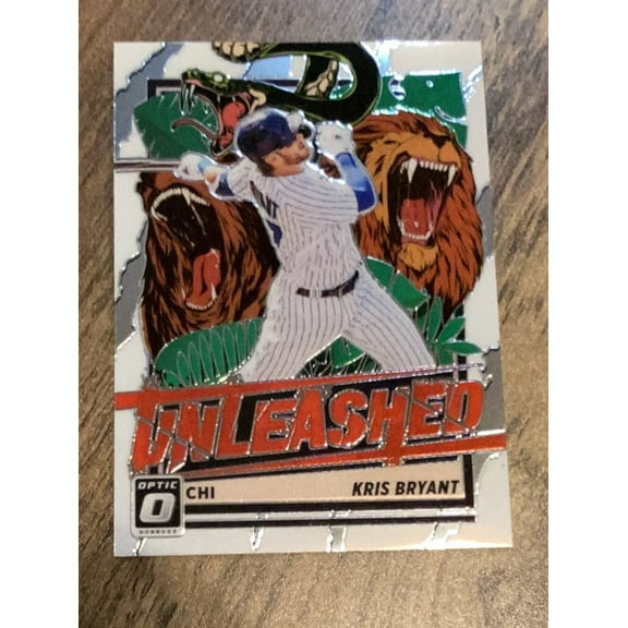 Kris Bryant Chicago Cubs MLB 2021 Donruss Optic Unleashed UNL9