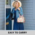 thumbnail image 6 of Pioneer Flower Drawstring Lunch Bag Women - Drawstring Lunch Bag Insulated for Work Office - Stain-Resistant Large Lunchbags for Women with Multi-Pockets, 6 of 6