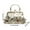 Gold, variant on Elegant Pleated Handbag for Women, Gold Sequin Evening Bag with Detachable Chain Shoulder Strap, Vintage Clutch Purse for Wedding, Party, Date Night, Crossbody or Top Handle Bag