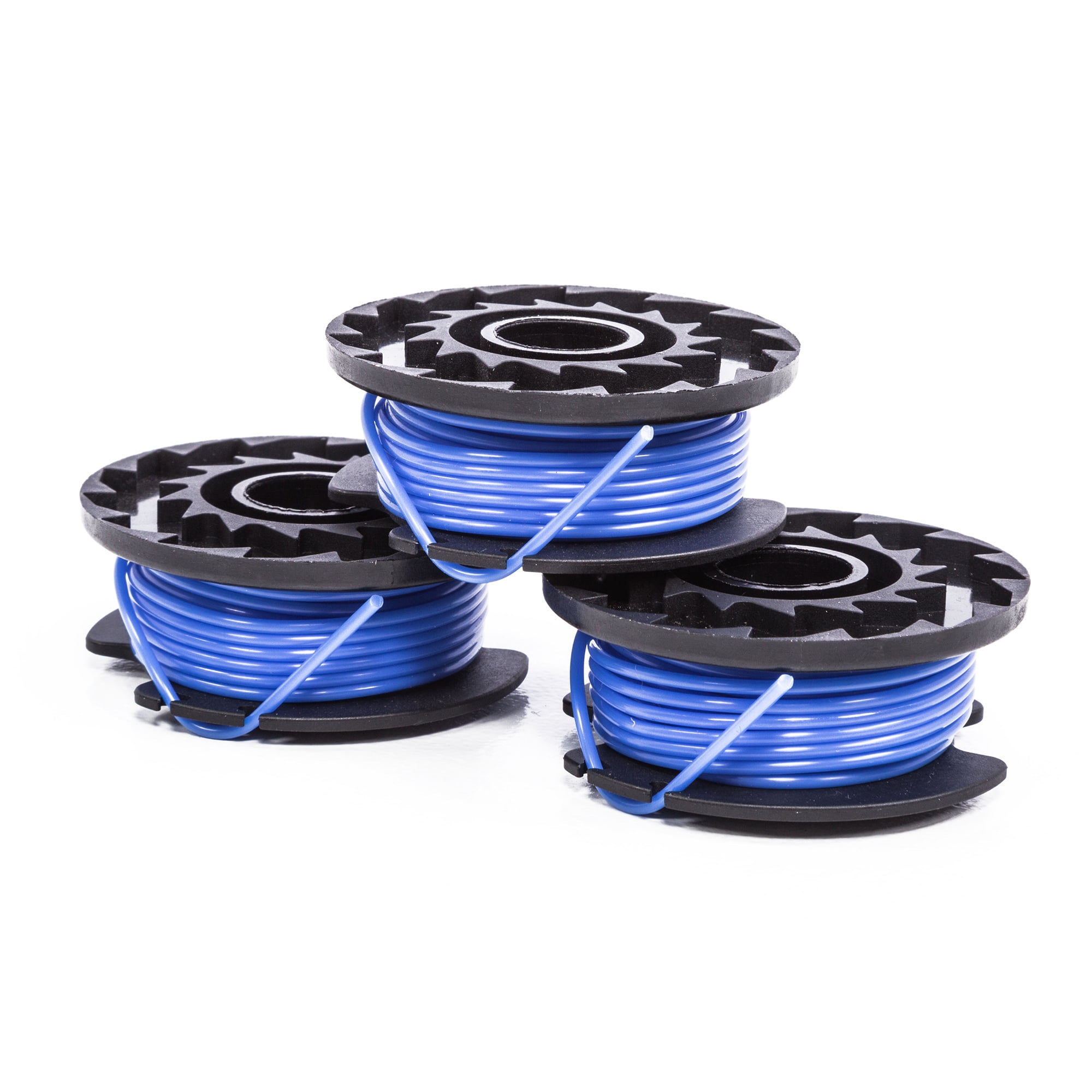 Greenworks Single Line Auto Feed Replacement Spool  3-Pack  .065"2936702 Blue 