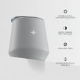thumbnail image 6 of JoyJolt Vacuum Insulated Stemless Wine Tumbler with Lid - 12 oz - Grey, 6 of 7