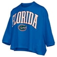thumbnail image 2 of Women's Pressbox  Royal Florida Gators Midi Arch Over Logo Oversized T-Shirt, 2 of 3