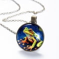 thumbnail image 6 of Frog Necklace Personalized Custom Photo Round Pendant Adjustable Stainless Steel Necklaces with Gift Box for Men Women Mothers Valentine's Jewelry Gift, 6 of 6