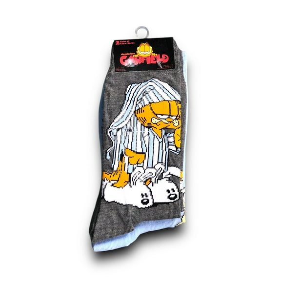 Nickelodeon Garfield Crew Socks - 2 Pairs
