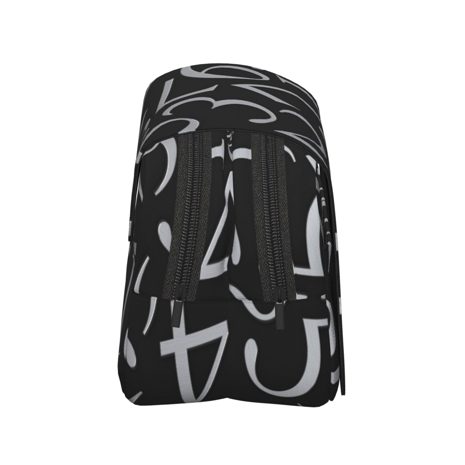 Rateoe Numbers Pattern Double Clamshell Pen Case, Storage Organizer with Two Zipper Compartments– Holds Up to 50 Pencils & Pens