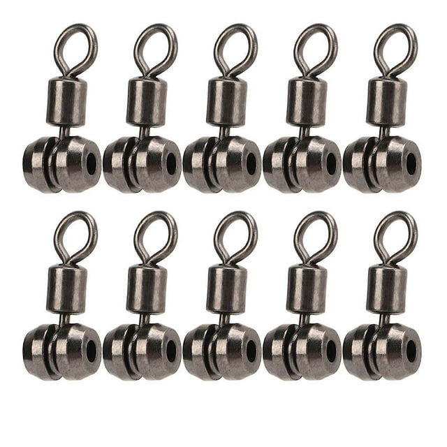 10pcs 3 Way Brass Fishing Swivels T-Swivels Triple Swivels Cross Fishing Connectors