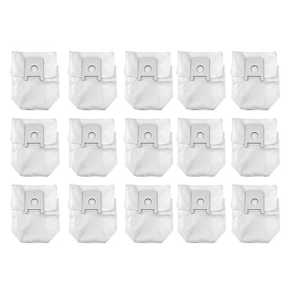 Reemplazo de bolsa de polvo 15 piezas para robots de barrido Xiaomi Roidmi Eve Plus Allinless color blanco