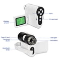 thumbnail image 1 of Microscope Pocket Microscope for Kids Portable Single Lens Microscope 2.0'' LED Screen 1000 Times Magnification Support Photo and Video Record Toy  STEM Educational Toys Indoor and, 1 of 7