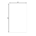 thumbnail image 2 of White 6x10 Uncut Art Mat Board - No Opening - 25 Mats, 2 of 7