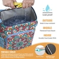 thumbnail image 3 of Cooler Backpack Mandala Ethnic Zen Pattern, Leak Proof Lunch Backpack, Tribal Abstract Floral Design Bag for Outdoor Beach Camping, 3 of 4
