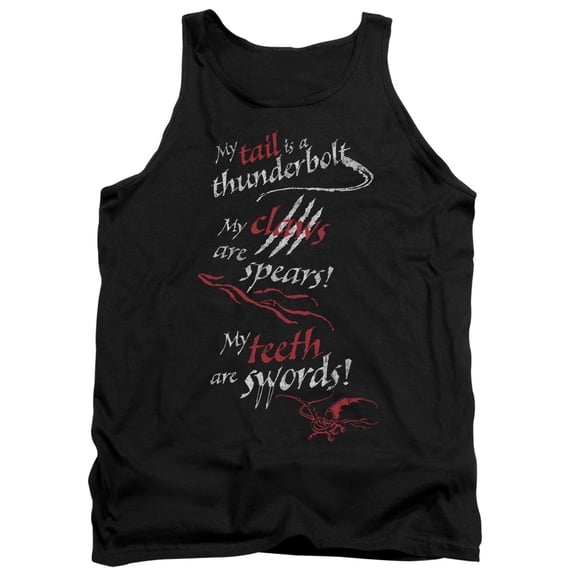 Hobbit - Tail Claws Teeth - Tank Top - Medium