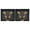 Mysterious Butterflies and Moon, variant on Haosy 2 Panels Rod Pocket Tier Curtains 27 x 24 Light Filtering Privacy Semi Sheer for Kitchen Bathroom, Mountain Dinosaur Leaf