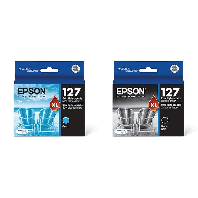 Cartuchos de tinta Epson 127 DuraBrite Ultra para NX-530, NX-625