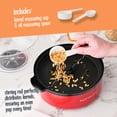thumbnail image 2 of Nostalgia 6 qt Countertop Popcorn Machine, Stainless Steel Stirring Popcorn Popper with Vented Lid, Red, 2 of 9
