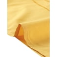thumbnail image 5 of INSPIRE CHIC Women's Summer Wrap Ruffle V Neck Short Sleeve Mini Dress with Belt Yellow XS, 5 of 6