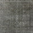 thumbnail image 1 of Ahgly Company Indoor Square Mid-Century Modern Charcoal Gray Oriental Area Rugs, 6' Square, 1 of 6