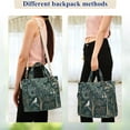 thumbnail image 4 of FORMRS Womens Corduroy Tote Bag Crossbody Shoulder Handbag with Pocket, Floral Forest Scene, 4 of 7