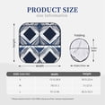 thumbnail image 4 of Multi-Size 2pce Car Front Glass Visor Collapsible Sunscreen No Odor Comfortable For Most Cars Suv Trucks Navy Geometric Patterns_1, 4 of 7
