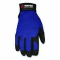 thumbnail image 2 of Clarino Synthetic Leather Palm Mechanics Gloves, X-Large, Blue/Black, Pair | Bundle of 5, 2 of 4