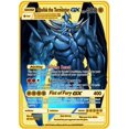 thumbnail image 1 of English Version Metal Card Anime Figure Pikachu Charizard Mewtwo Battle Trading Game Collection Cards Model Toy Gifts, 1 of 5
