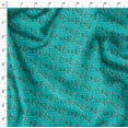 thumbnail image 4 of Soimoi Rayon Fabric Floral Love Text Print Sewing Fabric Yard 42 Inch Wide, 4 of 5