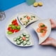 thumbnail image 5 of Platos de Plástico Reutilizables, Vajilla con Borde Curvo, Tazones Ligeros con Diseño Seguro para Lavavajillas/Microondas, 20 x 18 cm para Camping y Uso en Cocina., 5 of 6