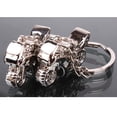 thumbnail image 5 of Clispeed Motorcycle Keychain Decoration Metal Keyring Silver Modern Design 1Pack for, 5 of 8