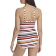thumbnail image 2 of Anne Cole Signature Womens Boardwalk Stripe Cinched Underwire One-Piece Style-21MO09506 Swimsuit, 2 of 2