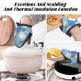 thumbnail image 7 of Non-Slip Mini Oven Mitts With Duck Beak Design Are Easy To Take Off And Wear And Easy To Hang For Oven Pot Tripod Barbecue Casserole Argyle Plaid Lightskyblue_49288_1 2pcs, 7 of 7