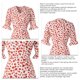 thumbnail image 1 of Vestido Tipo Túnica Con Abertura Lateral, Vestido Cruzado Con Cuello En V, Lazo En La Cintura, Poliéster Suave, Agradable Al Tacto, Fluido, Transpirable Para Vacaciones ANGGREK AA1711, 1 of 4