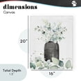 thumbnail image 4 of Stupell Industries French Country Soap Jar & Eucalyptus Canvas Art, 16 x 20, by Lettered and Lined, 4 of 8