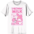 thumbnail image 1 of Hello Kitty x Friends My Melody Milk White T-Shirt, 1 of 2