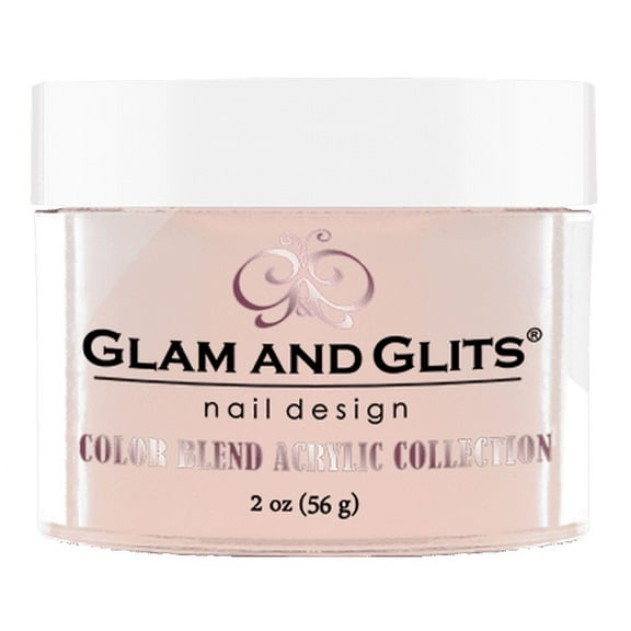 GLAM & GLITS - Nail Acrylic Color Powder from BLEND Collection 2oz/jar - BL3017 Touch of Pink