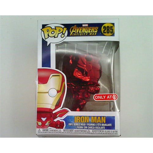 Funko Pop! Avengers Infinity War - Iron Man #285 Exclusive Release (Chrome  Red)