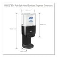 thumbnail image 5 of PURELL 5024-01 5.25 in. x 8.56 in. x 12.13 in. 1,200 mL Push-Style Hand Sanitizer Dispenser - Graphite (1/Carton), 5 of 7
