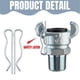 thumbnail image 3 of 4Sets NPT Air Hose Fitting 2 Lug Universal Coupling Chicago Fitting for Female and Male End (Male End,3/4Inch), 3 of 5