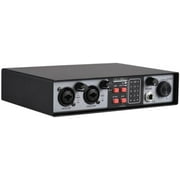 2-in 2-out Mixer Recording Sound Card Computer Recording Audio Interfaces Mixing Console Computer Recording Driver Free DJ Microphone Equipment 48V Phantom Power Supply Audio Mixer$$Music