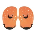 thumbnail image 1 of Ofertas Únicas 1 Par de Palas de Natación Unisex Aletas de Mano Pequeñas Naranjas, 1 of 6