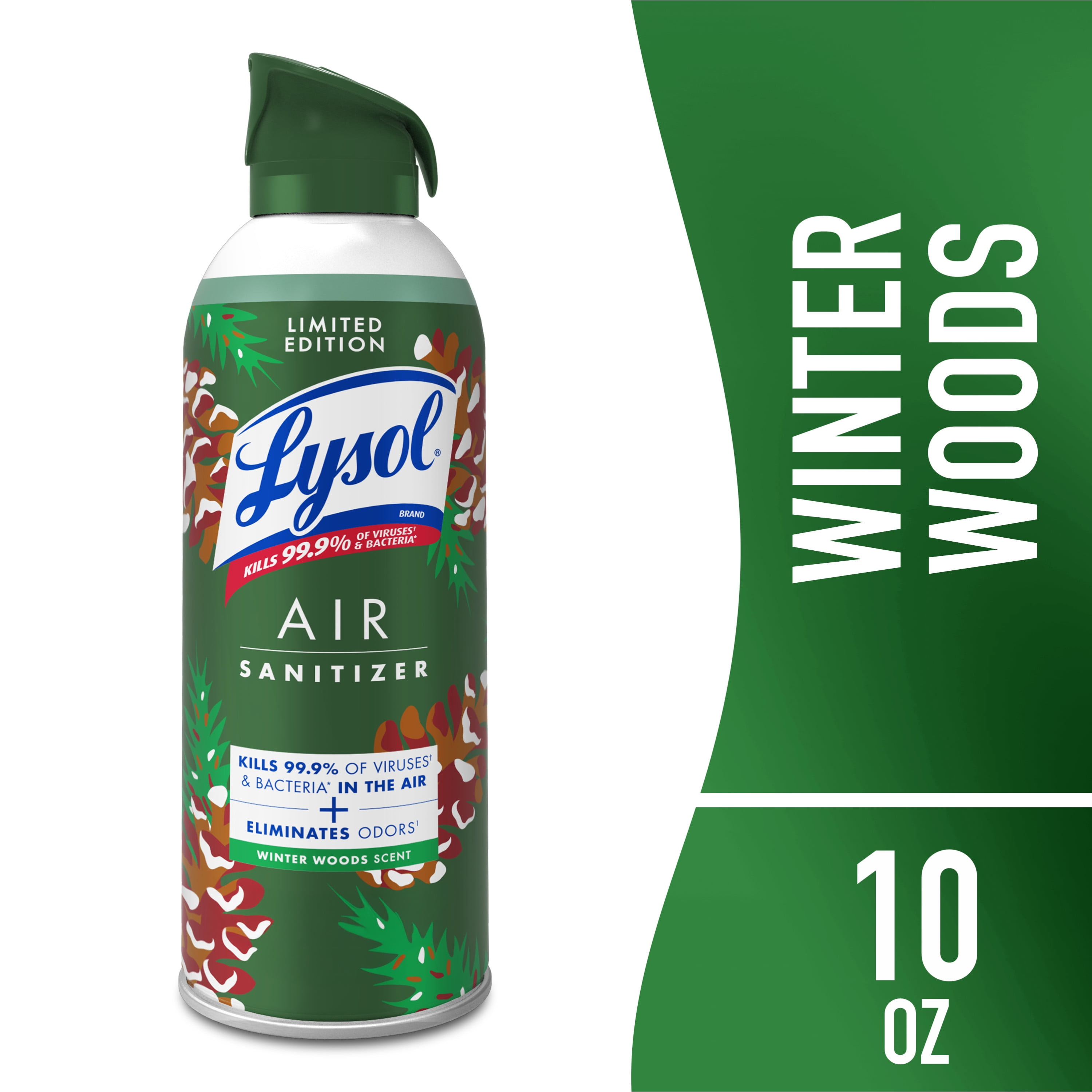 Lysol Odor Eliminating Air Sanitizer Spray, Mountain Spring, 10 fl