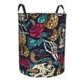 thumbnail image 2 of XMXT Collapsible Laundry Basket, Kull Snake Flower Waterproof Laundry Hamper, 40L Multicolor, 2 of 8
