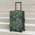 thumbnail image 6 of Lsque red and green bow tie Printed Luggage Cover, Travel Luggage Protector,Scratch and Dirt Resistant, Fits 18-32 Inch Luggage-Medium, 6 of 7