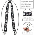thumbnail image 2 of YooGuoGuo Purse Strap Replacement Crossbodyp Black Hardware Wide Shoulder Strap Adjustable Canvas Straps Guitar Style Straps, 2 of 6