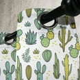 thumbnail image 3 of Ambesonne Cactus Grommet Curtain, Tropical Foliage Motif, 50" x 120", Green Reseda Green, 3 of 6