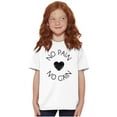 thumbnail image 4 of Pain No Gain Motivational Workout Girls Kids T Shirt Tees Teen Brisco Brands X, 4 of 6