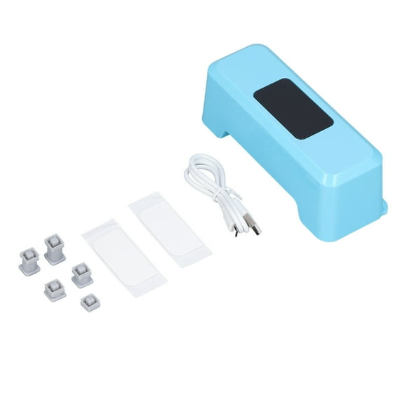 Automatic Touchless Toilet Flusher External Infrared 0.25S Induction Smart Toilet Flushing SensorBlue