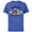 Royal Heather, variant on Original Mickey & Friends Hello Folks Retro Vintage - Short Sleeve Cotton T-Shirt for Adults - Customized-White