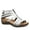 White Metallic, variant on BEARPAW Women's Layla Black Size 8 | Women's Sandal | Women's Shoe | Comfortable & Lightweight